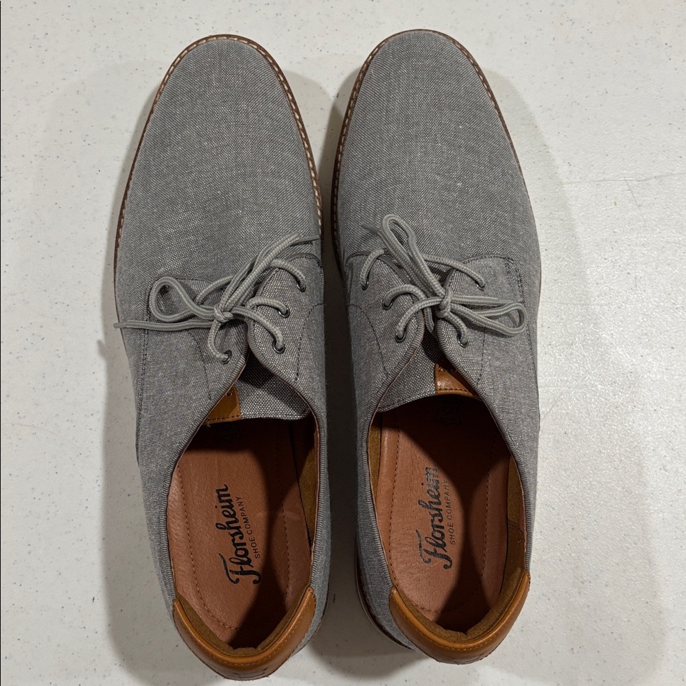 Florsheim Gray Oxfords